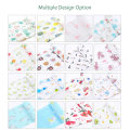 Hot Sale Printing Fleece Muslin Blanket Swaddle Baby Blanket Photography Props